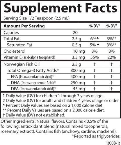 Carlson Omega 3 Noruego Dha Epa Niños +4 Años 200 Ml – imagen 3