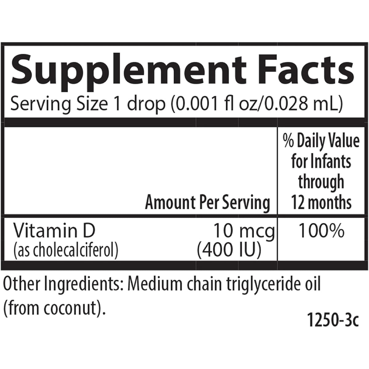 Carlson Bebes Babys Daily Vitamina D3 400 Ui (10 Mcg) X Gota – imagen 4