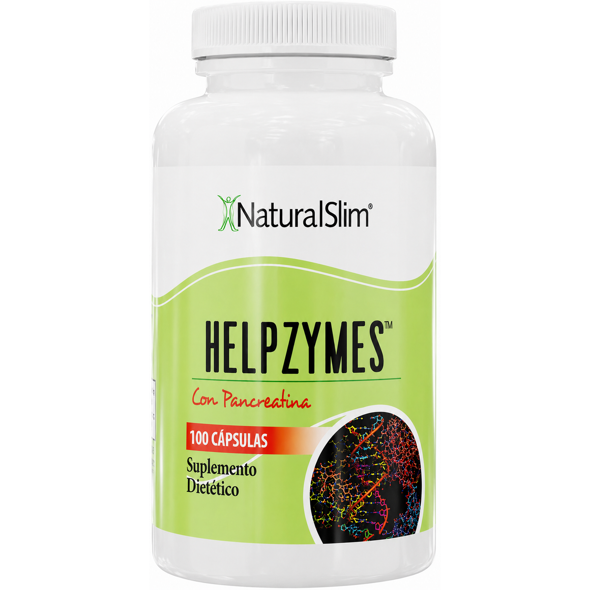 NaturalSlim Helpzymes - Fórmula premium de enzimas digestivas 100 Cápsulas