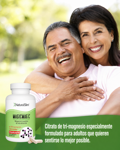 NaturalSlim MagicMag C Cápsulas de citrato de magnesio 100 cápsulas – imagen 5