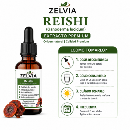 Extracto Reishi Ganoderma 30ml Extracto de Ganoderma lucidum – imagen 3