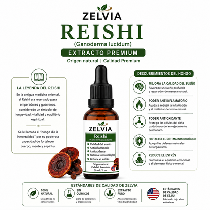 Extracto Reishi Ganoderma 30ml Extracto de Ganoderma lucidum – imagen 4